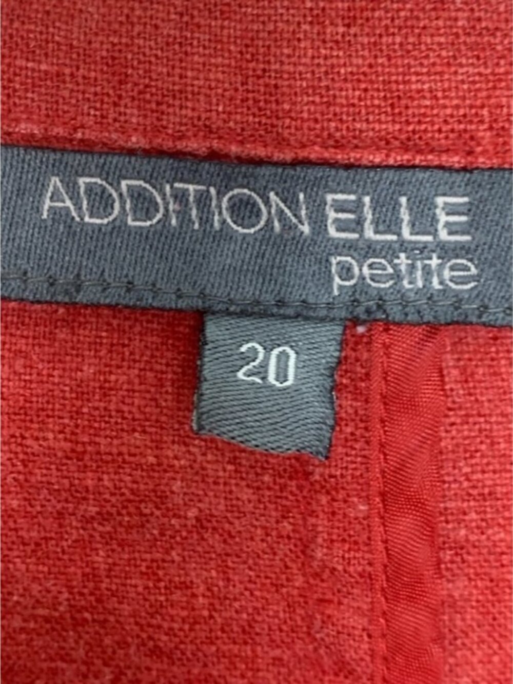 Addition Elle Linen Blouse Beaded Trim - Picture 8 of 8